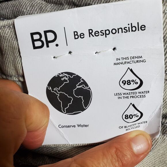 BP. Nordstrom Grey Distressed Jeans Size 29 NWT - Picture 7 of 10